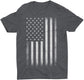 Men's USA Flag Tee Premium Soft Ring-Spun Retro Vintage T-Shirt