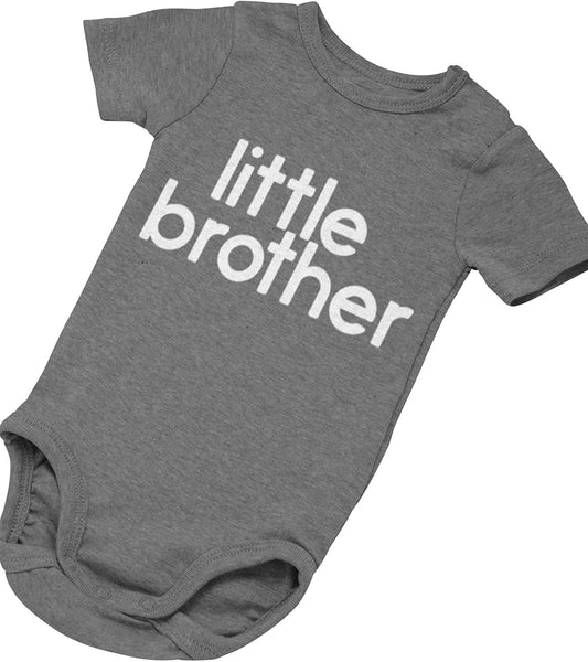 Big Sister Little Brother T-Shirt Kids & Toddler Newborn Baby Bodysuits