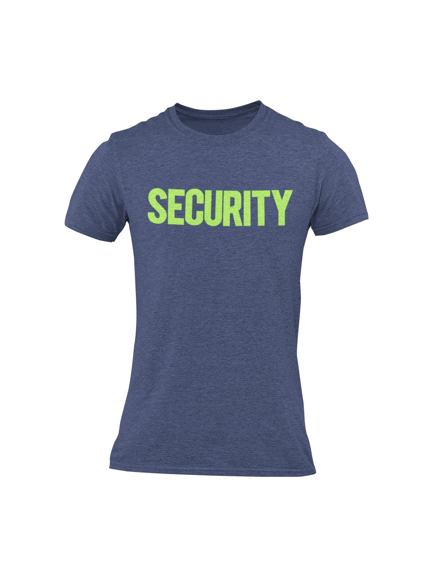 Security T-Shirt Front Back Print Men's Tee Staff Event Uniform Bouncer Screen Printed